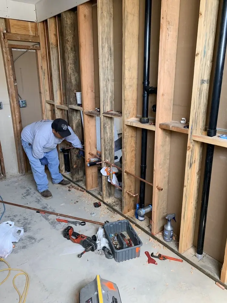Commercial rough-in plumbing for Gas Line Repair in Chackbay